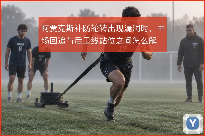 阿贾克斯补防轮转出现漏洞时，中场回追与后卫线站位之间怎么解